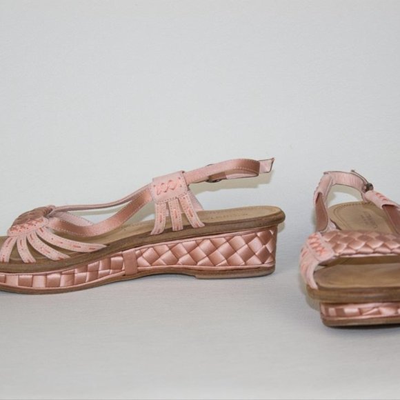 Bottega Veneta 6.5 Pink Platform Sandals - Picture 7 of 10